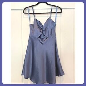 Selfie Leslie Mini Dress Midnight Blue Sleeveless Party‎ Cocktail Womens